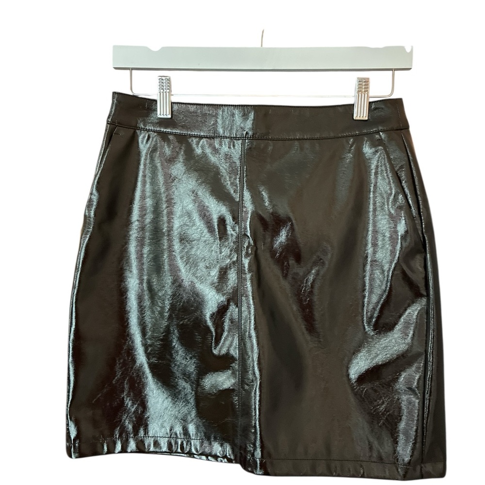 Vero Moda Shiny Black Mini Skirt